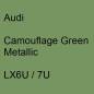 Preview: Audi, Camouflage Green Metallic, LX6U / 7U.